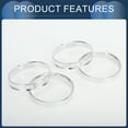thumbnail image 4 of Unique Bargains Hub Centric Rings, 56.6mm ID to 60.1mm OD Vehicle Wheel Hubrings Aluminum Alloy, 4 Pcs, 4 of 6