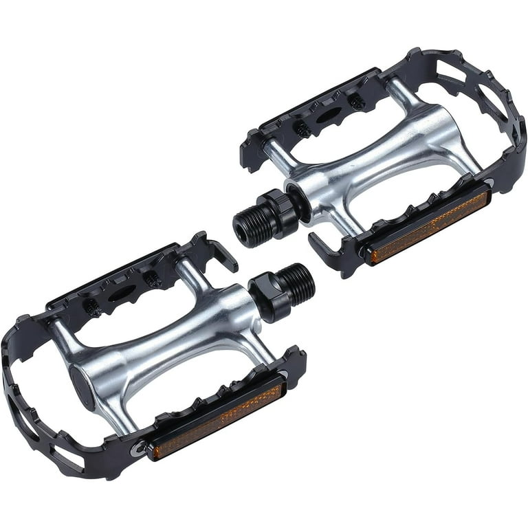 Pedali MTB In Alluminio - Piatti Antiscivolo Per Bici BMX, Mountain E City Bike - Foto 3