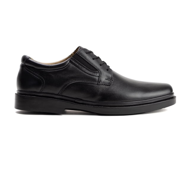 Zapato Claremont Style Milo Piel Borrego Negro Para Hombre