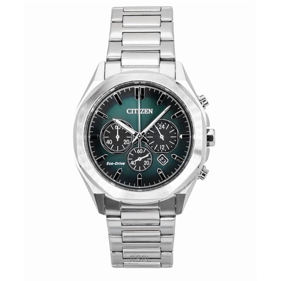 Citizen Reloj Eco-Drive con Cronógrafo y Esfera Verde para Hombre CA4590-81X