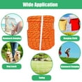 thumbnail image 6 of Polyester Nylon Pulling Rope, High Force Polyester Load 5400LBS Sailing Rope Abrasion Resistant UV Resist for Camping Swings Arborist Gardening Marine Orange, 6 of 7