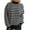 Black, variant on Women Contrast Striped Pullover Sweater 2025 Fall Outfits Oversized Crew Neck Knit Jumper Tops