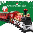 thumbnail image 4 of Neinkie Christmas Train Set Matte Texture Spliceable Electronic Toys Electric Oval Gauge Train Set for Kids, 4 of 9