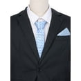 thumbnail image 5 of Conjuntos de corbatas para hombres INSPIRE CHIC, corbatas de lunares con pañuelo a juego para bodas y negocios, azul pastel, 5 of 5