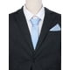 thumbnail image 5 of Conjuntos de corbatas para hombres INSPIRE CHIC, corbatas de lunares con pañuelo a juego para bodas y negocios, azul pastel, 5 of 5