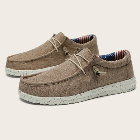 

Men‘s Caramel Linen Loafers