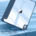 thumbnail image 6 of Getino Compatible with Apple iPad 10th/11th Generation A16 Case 11 inch Clear Back Cover with Pencil Holder, Navy Blue, 6 of 7