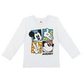 thumbnail image 2 of Disney Mickey Mouse Little Boys 2 Pack Long Sleeve T-Shirts Toddler to Little Kid, 2 of 5