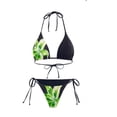 thumbnail image 4 of Traje de Baño de Mujer con Pantalones Cortos Traje de Baño Impreso de Moda de Dos Piezas con Camiseta Y Almohadillas Extraíbles, Ropa de Playa de Nylon Spandex para el Verano, 4 of 5