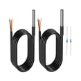 thumbnail image 3 of JISADER 2Pcs DS18B20 Temperature Sensors -55 degreeC to +125 degreeC Equipped with 4.7K Resistors, 3 of 9