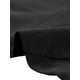 thumbnail image 5 of Elegante vestido de cuello con lazo para mujer, color sólido, dobladillo con volantes, manga corta, vestidos de columpio Negro L, 5 of 6