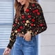 thumbnail image 2 of TaTaai Women's Floral Print Blouse Long Sleeve Button Down Shirt Soft Cotton Relaxed Fit Lapel Collar Tunic Top for Casual Outfit Gift, 2 of 6