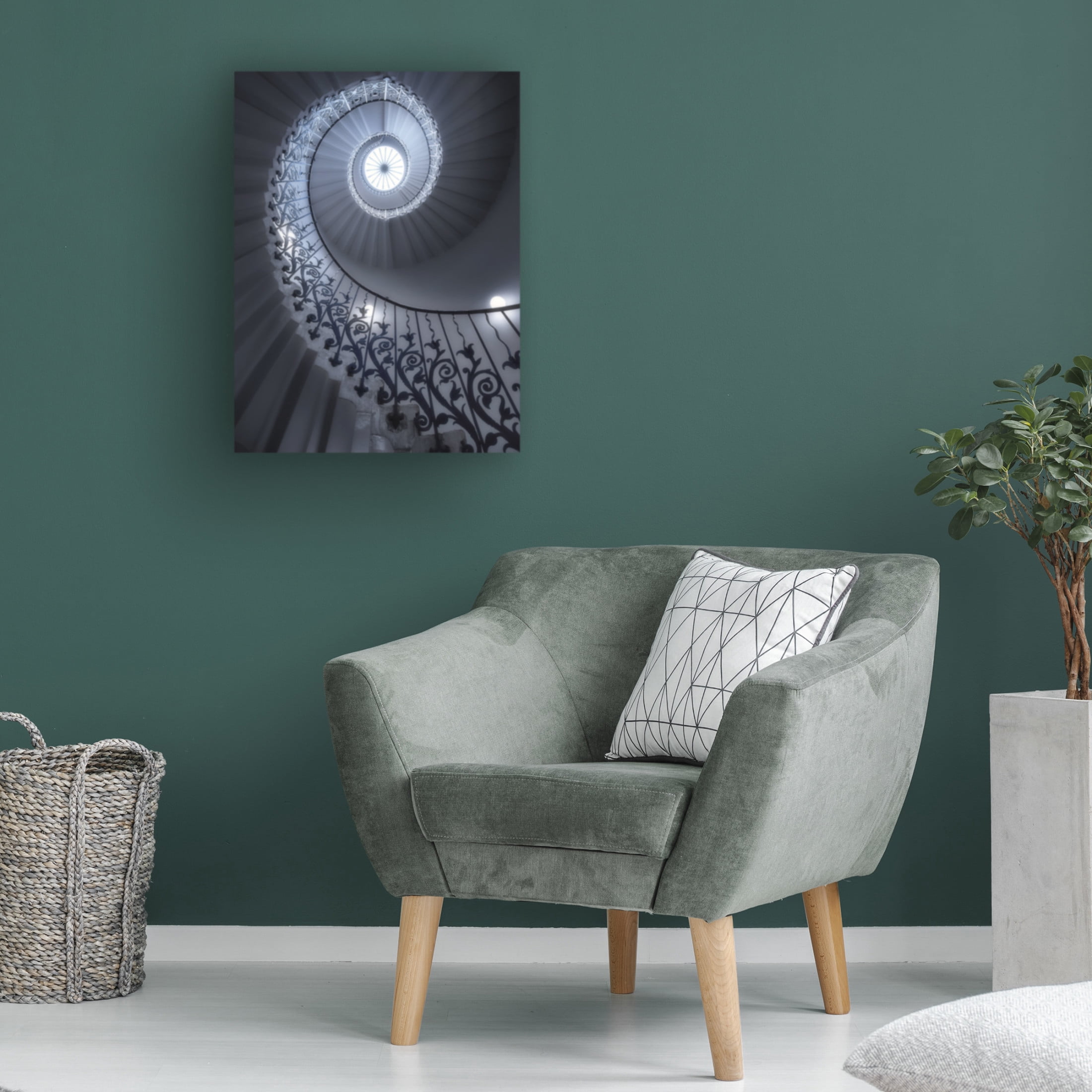 Massimo Cuomo 'Tulip Stairs' Canvas Art - 24 x 32 Inches