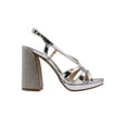thumbnail image 2 of SANDALIA DE VESTIR Y FIESTA DE MUJER PLATA SINTETICO MARCA LEON 69307, 2 of 4