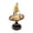 Multicolor, variant on Halloween Witch Hat Lamp, Handmade Gothic Halloween Decorations Indoor, Stained Style Resin LED Night Light, Small Statue for Shelf Mantel Desk