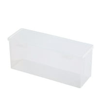 asjyhkr Pasta Storage Containers with Lid, Airtight Spaghetti Noodle Holder Rectangular Chopstick Storage Box Sealed Noodle Canisters for Refrigerator, Kitchen Pantry (Clear)