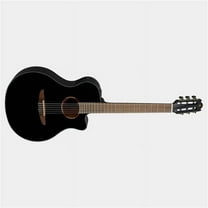 Yamaha NTX1 Thinline Nylon String Acoustic Electric Guitar Black