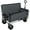 Gray, variant on LuckyNote 3-in-1 Foldable Wagon Cart with Bench Seat, 500lb Capacity Heavy Duty Utility Wagon, All Terrain Wheels for Camping Beach and Groceries, Dark Blue
