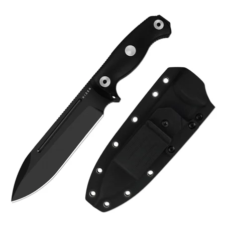 Kizer Drop Bear Fix 7 Fixed Knife 1095 Blade G10 Handle Survival Big Size 1103A2 With Sheath 1103A2