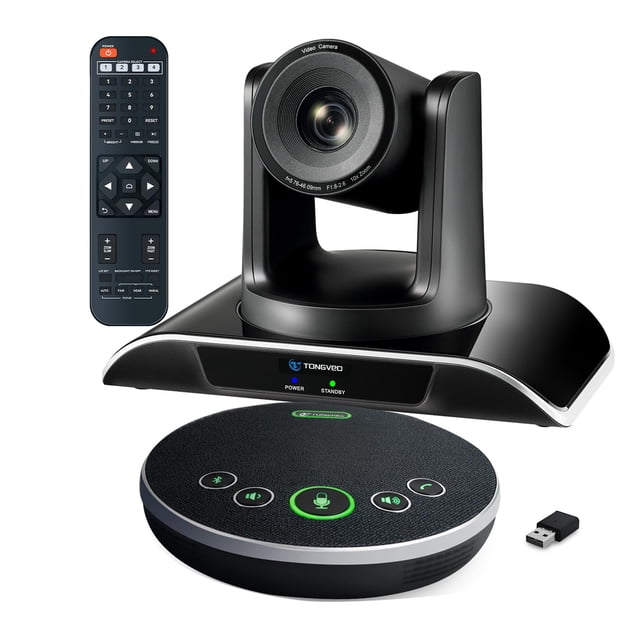 Sistema de cámara de vídeo para sala de conferencias TONGVEO 10x Zoom 1080P