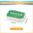 thumbnail image 2 of Uxcell Stamp Ink Pad, 2.2x3.7 Inch Mint Green Washable Craft Finger Stamps Pad for Paper Wood Fabric Inkpad DIY Card Making, 2 of 7