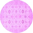 thumbnail image 1 of Ahgly Company Indoor Round Persian Purple Traditional Area Rugs, 8' Round, 1 of 4