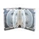 thumbnail image 1 of Estuche para CD Estuche para almacenamiento de CD Estuche protector para CD de coche antiarañazos Estuche protector rígido para discos Blanco, 1 of 9