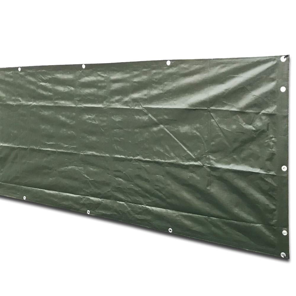 Tarpaulin Heavy Duty Green Waterproof Ground Sheet Tarp Boat Fence Camping Cover 