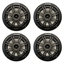 Kicker 49BKM604B 6.5" 150 Watt Peak Power 2-Way Marine OEM Replacement Black Audio Speakers (QTY 4)