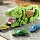 thumbnail image 1 of Camión de dinosaurio de juguete para niños, coche que se traga el dinosaurio, camión portacoches con orugas, camiones contenedores de aleación con eyección de coches para niños y niñas, 1 of 8