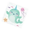 Narwhal Party Beverage Napkins, 48 Ct