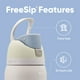thumbnail image 3 of Owala FreeSip Insulated Stainless Steel Water Bottle with Straw for Sports and Travel, BPA-Free, 32oz, Iced Breeze 32 oz, 3 of 6