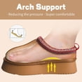 thumbnail image 2 of Minipantuflas metricfalcon con plataforma para mujer, forro de piel, gamuza, 2 of 6
