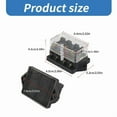 thumbnail image 3 of 4-12 Way Fuses Box for Standard Fuses Holder Block 32V 20A Car Boats, 3 of 13