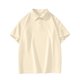 thumbnail image 1 of pstuiky camisetas camisas para hombre, Camiseta holgada con cuello de listones para hombre Blusa holgada con cuello en V ropa de hombre m, 1 of 3