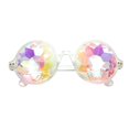 thumbnail image 1 of Gafas de sol Hugo caleidoscopio rave accesorios de vestuario Arco iris para cosplay concierto claro, 1 of 6