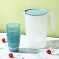 thumbnail image 5 of InsCrazy Plastic Pitcher, Large Capacity Pitcher, Large Capacity BPA-FREE Iced Tea Pitcher, for Lemonade, Iced Tea, Milk, Juice, Beverages on Clearance 51oz, 5 of 8