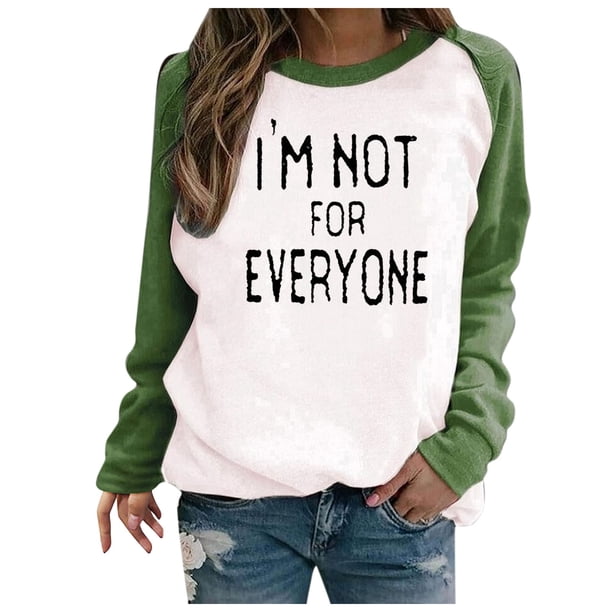 Moda mujer manga larga cuello redondo blusa estampada otoño casual pulóver tops Fridja fjkfkj2560