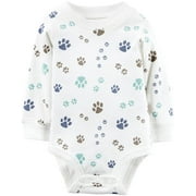 carter's baby boys single bodysuit ivory