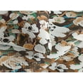 thumbnail image 3 of Ambesonne Earthy Flowers Quilted Bedspread Set 3 Pcs, Rose Anemone Detais, Twin, Ginger Chocolate White, 3 of 4