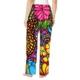 thumbnail image 2 of Bingfone Pajamas for Women,Butterfly Garden Pajama Pants with Pockets-Medium, 2 of 7