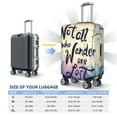 thumbnail image 6 of Haiem Not All Those Who Wander Are Lost Luggage Cover,Durable, Washable Suitcase Protector With Anti-Scratch Technology - Keep Your Luggage Looking New Large, 6 of 9