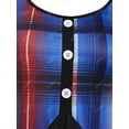 thumbnail image 3 of Botón de simulación de talla de talla grande camiseta Rosegal Camisetas tallas grandes, 3 of 5