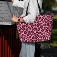thumbnail image 7 of Honeii Rose Leopard Print for Tote Bag with Adjustable Strap,Beach Bag, Waterproof Sandproof Beach Tote Bag, Large Capacity Foldable Beach Bags, 7 of 7