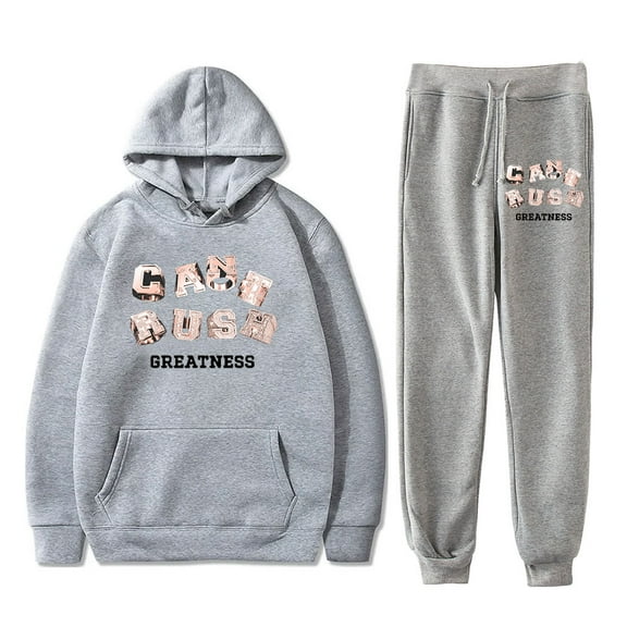 Central Cee Can't Rush Greatness Hoodies Jogger Pants Winter Women Men Fashion HipHop Streetwear Set