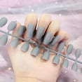 thumbnail image 1 of Iumwxz Fleshy Matte Matte Long Nails 24 False Nail Patches Fake Nail Patch, 1 of 1