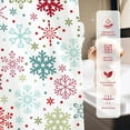 thumbnail image 2 of Christmas Shower Curtains for Bathroom Winter Snowflakes Bathroom Curtains Xmas Bathroom Decors Washable Durable Fabric Shower Curtains 72x72 Inch, 2 of 6