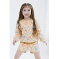 thumbnail image 2 of Disney Winnie the Pooh French Terry Pullover Sweatshirt and Shorts Outfit Set Infant to Little Kid, 2 of 5