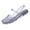 Navy, variant on Shrysg Women's Jelly Closed-Toe Flat Sandals PVC Lightweight Breathable Adjustable Strap Casual Summer Beach Shoes Navy