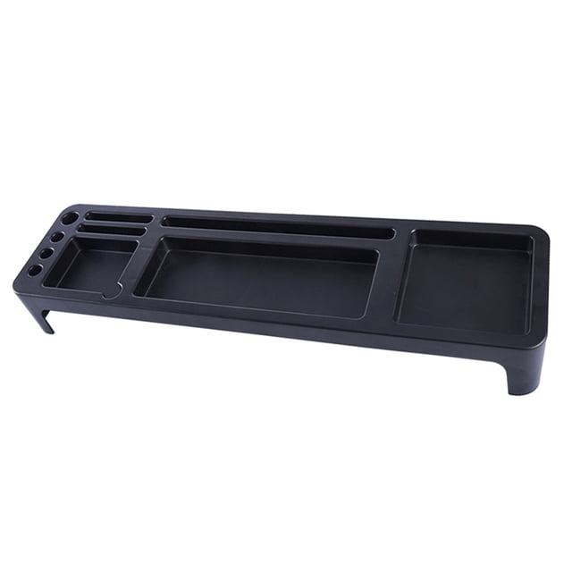 Hytrove Organizador De Escritorio Negro Para Con Espacio Para Teléfono Y Objetos Varios